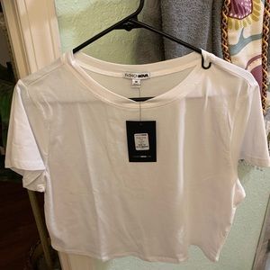 Plain White Crop Top